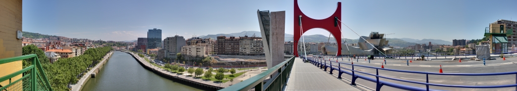 Bilbao - View from bridge near Guggenheim